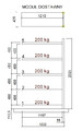 Regał półkowy typu UZ - 1210x425mm  H=2025mm; kolumna dostawna (1) (1) (1) (1)